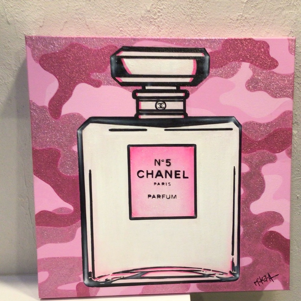 Chanel Original Art Acrylic on Canvas
